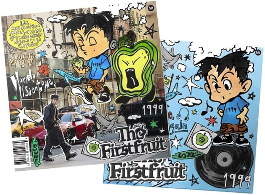 NCT マーク THE FIRSTFRUIT BOX SET NCT MARK The Firstfruit [Versão com aba quadrada] 1º álbum